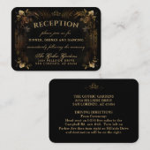 Cartes d'accueil Halloween 3,5 x 2,5 (Devant / Derrière)