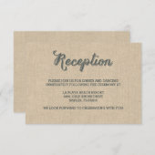 Cartes d'accueil pour mariage Feuille Palm