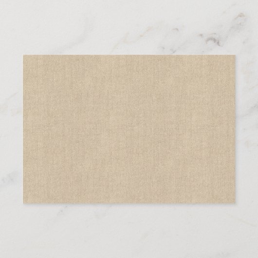 Cartes d'accueil pour mariage Feuille Palm (Dos)