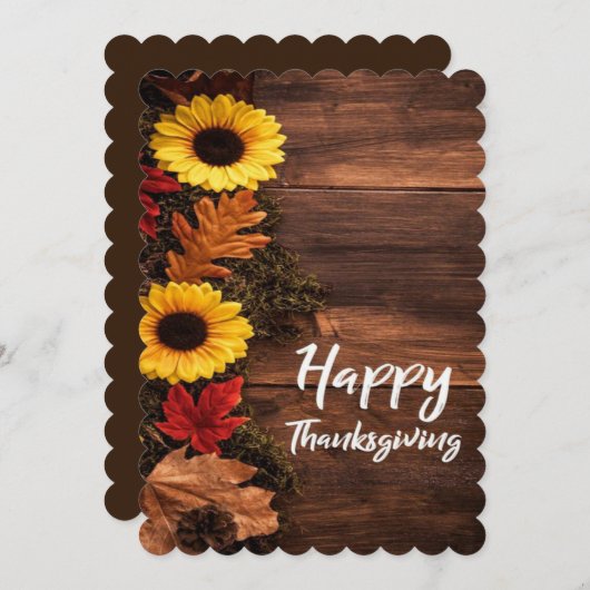 Cartes d'action de grâce 2022, (Devant / Derrière)