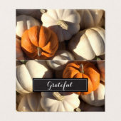 Cartes d'action de grâce personnalisées - Grateful (Outside Unfolded)