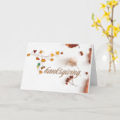 Cartes d'action de grâce pliées 03 (Fleur jaune)
