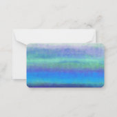 cartes d'adresse de perroquet vert (Dos)