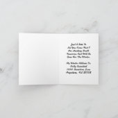 CARTES D'ADRESSE D'HIVER DE NOTE DE FAIRE-PART DE (Intérieur)