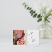 CARTES D'ADRESSE MARIAGE DESIGNER (Debout devant)
