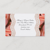 CARTES D'ADRESSE MARIAGE DESIGNER (Dos)