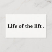 Cartes d'affaire louche (Dos)