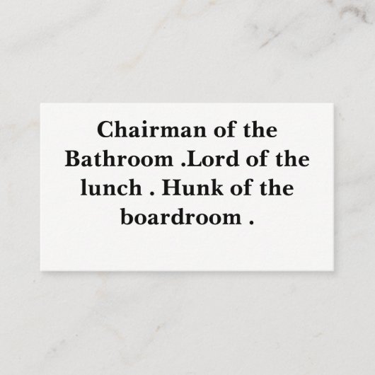 Cartes d'affaire louche (Devant)