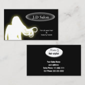 Cartes d'affaires Green Hair Salon (Devant / Derrière)