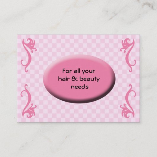 Cartes d'affaires Hair Salon (Devant)