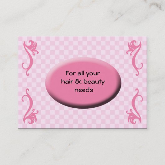 Cartes d'affaires Hair Salon (Devant)