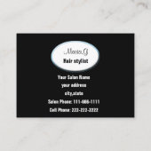 Cartes d'affaires Hair Salon (Dos)