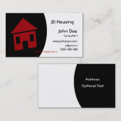Cartes d'affaires immobilières (Devant / Derrière)
