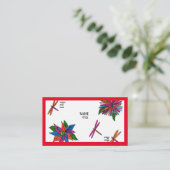Cartes d'affaires Jardin coloré (Debout devant)