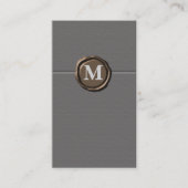 Cartes d'affaires Monogramme (Devant)