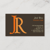 Cartes d'affaires monogrammes (Dos)