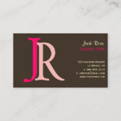 Cartes d'affaires monogrammes (Dos)