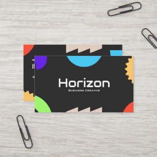 Cartes d'affaires personnalisées avec des formes g