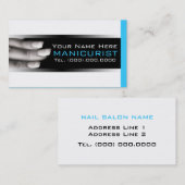 Cartes D'Affaires Pour Les Salons À ongles (Devant / Derrière)