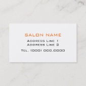 Cartes D'Affaires Pour Salons À Ongles (Dos)