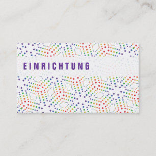 Cartes d'affaires Rainbow