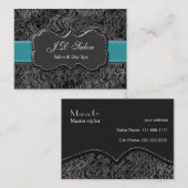 cartes d'affaires tendance Salon (Devant / Derrière)