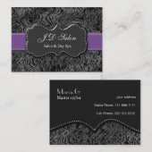 cartes d'affaires tendance Salon (Devant / Derrière)