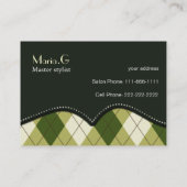 cartes d'affaires tendance Salon (Dos)