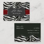 cartes d'affaires tendance Salon (Devant / Derrière)