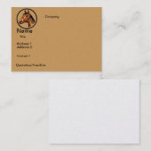 Cartes d'affairesDESIGN CHEVAL (Devant / Derrière)