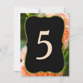 CARTES D'AFFECTATION DE TABLE - CHANGER LES N° SUR (Devant)