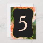 CARTES D'AFFECTATION DE TABLE - CHANGER LES N° SUR (Dos)