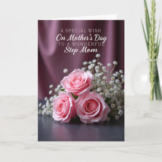Cartes d'affection Roses roses (Devant)