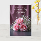 Cartes d'affection Roses roses (Fleur jaune)