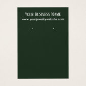 Cartes d'affichage À feuillage persistant simples (Devant)