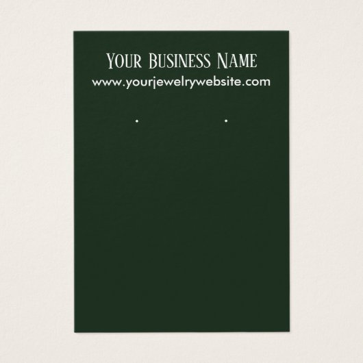 Cartes d'affichage À feuillage persistant simples (Devant)