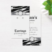 Cartes d'affichage à oreilles joaillerie Cute Zebr (Bureau)