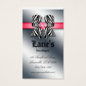 Cartes d'affichage à oreilles jolies Bow Coeur Bij (Dos)