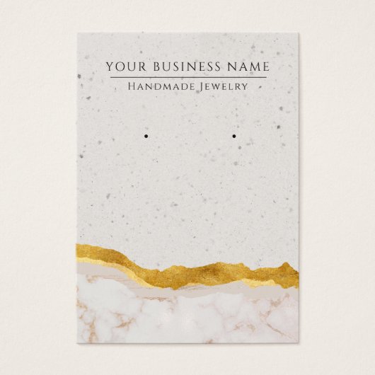 Cartes d'affichage Abstrait d'oreille rose or (Devant)