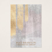 Cartes d'affichage Abstraites Gold Pink Jewelry De (Devant)