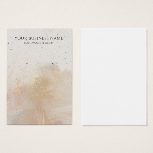 Cartes d'affichage Abstraites pour l'oreille de pi (Devant & derrière)