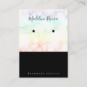 Cartes d'affichage artisanales en marbre