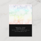 Cartes d'affichage artisanales en marbre (Dos)