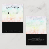 Cartes d'affichage artisanales en marbre (Devant / Derrière)