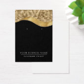 Cartes d'affichage Black Gold Glam (Bureau)
