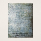 Cartes d'affichage Brown du support d'oreille bleu (Dos)