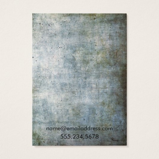 Cartes d'affichage Brown du support d'oreille bleu (Dos)