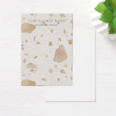 Cartes d'affichage Brown Gris Terrazzo (Bureau)