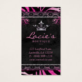 Cartes d'affichage de bijoux Cute Zebra Crown (Dos)