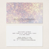 Cartes d'affichage de bijoux de Parties scintillan (Devant & derrière)